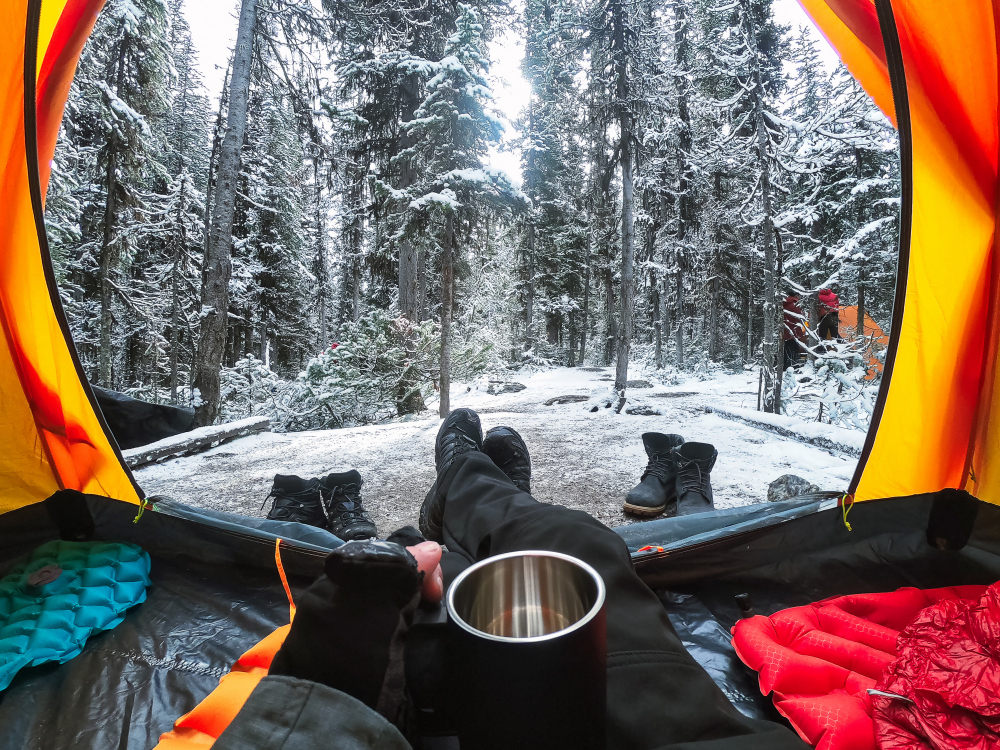 Embracing the cold: winter camping adventures in Canada.
