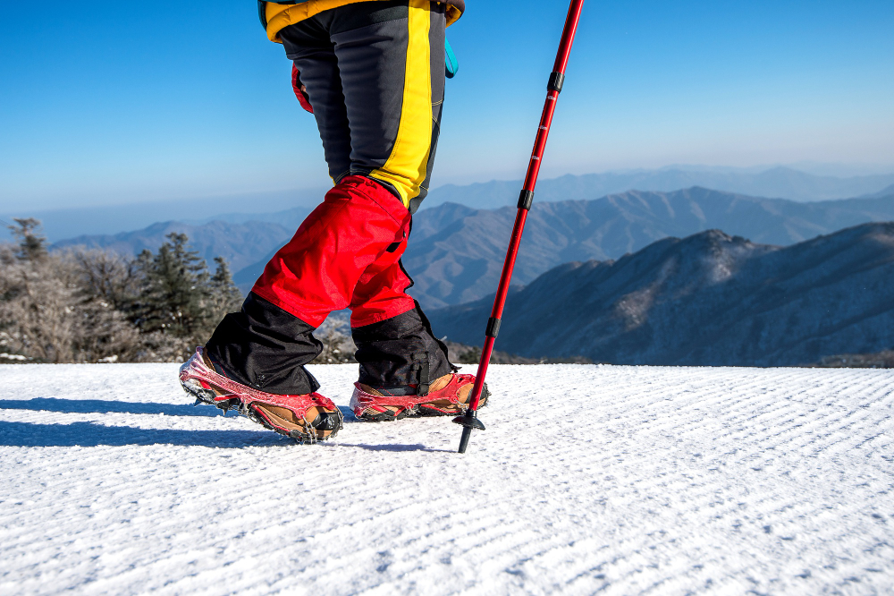 Traversing snowy landscapes: the joy of snowshoeing in Canada.